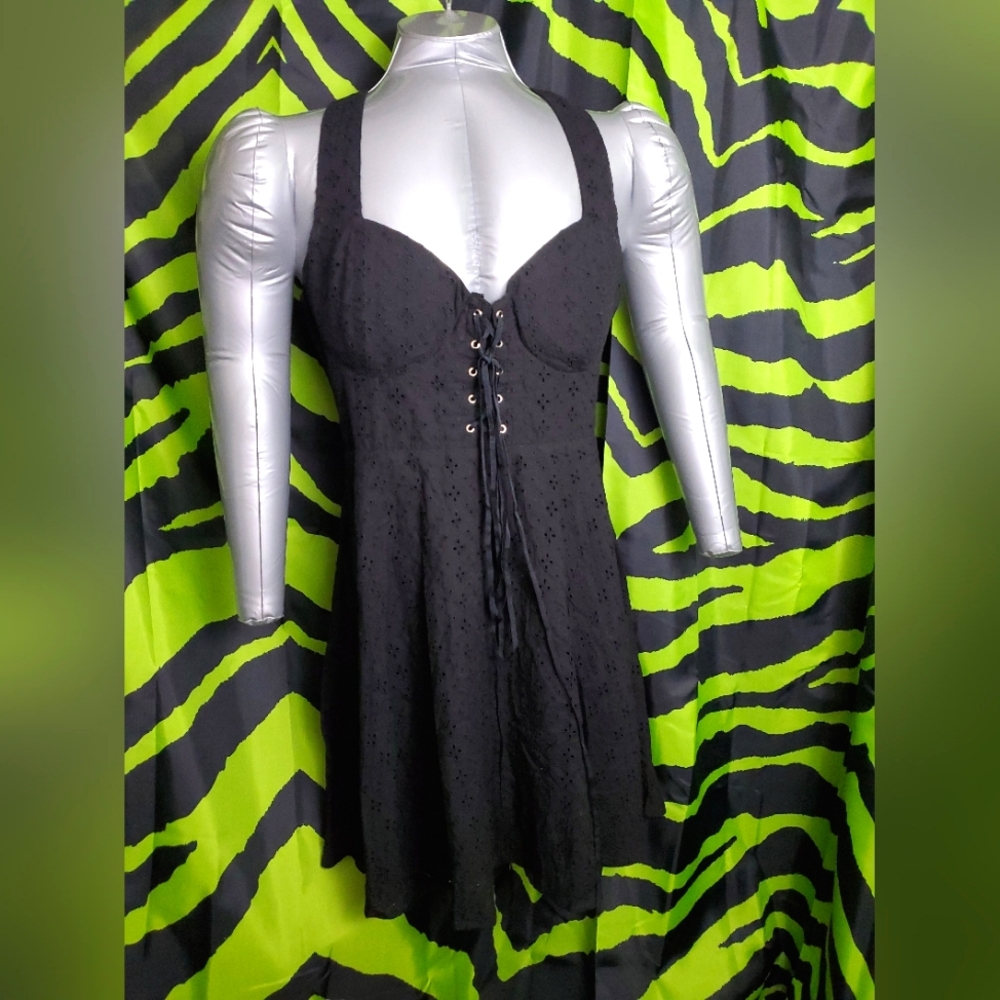 Sourpuss Magnolia Dress - Black - Runs Small